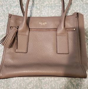 Kate spade pebble leather tote bag